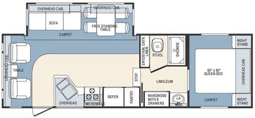2004 Forest River Wildcat WILDCAT rv floor plan