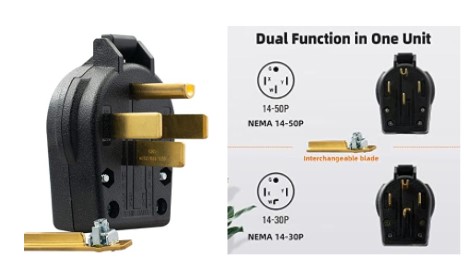 ELEGRP NEMA 14-30P & NEMA 14-50P Plug