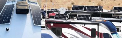 solar panels on rvs