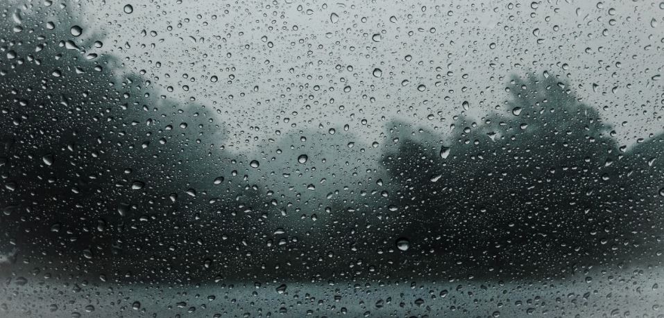 raining while camping