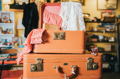 packing luggage