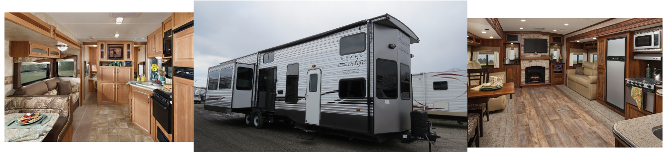 destination trailer exterior and interior