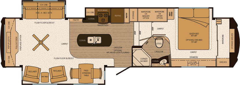 Rv floor plan