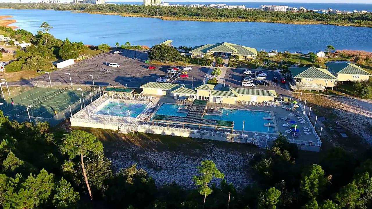aerial view of Gulf State Park