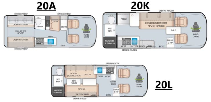 Thor Tellaro floor plans