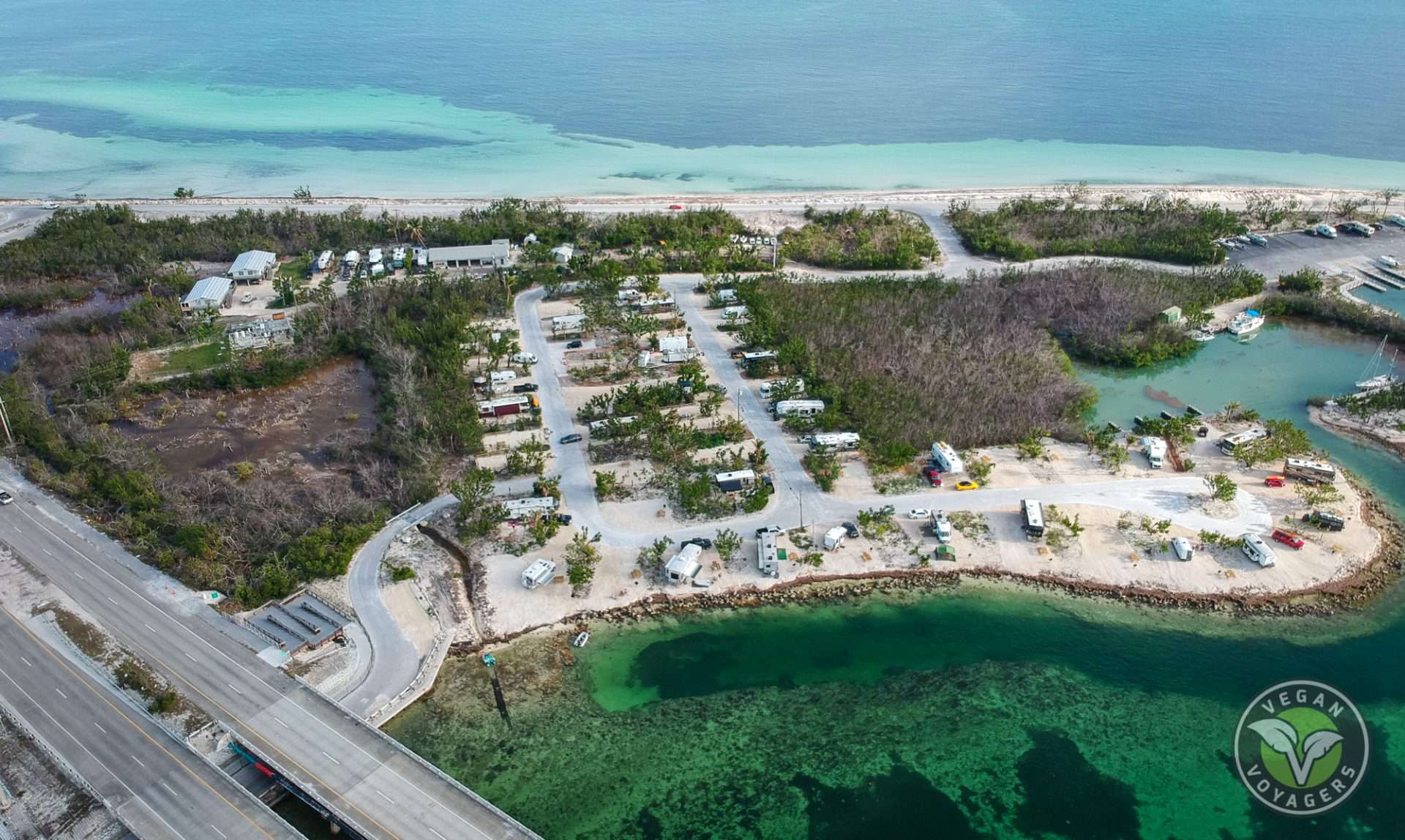 Bahia Honda State Park aerial view