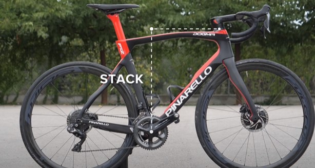 bike showing stack