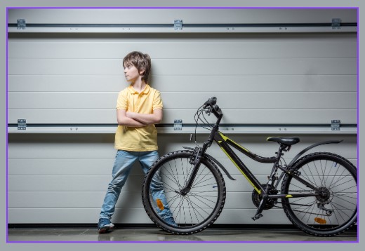 kid with bike