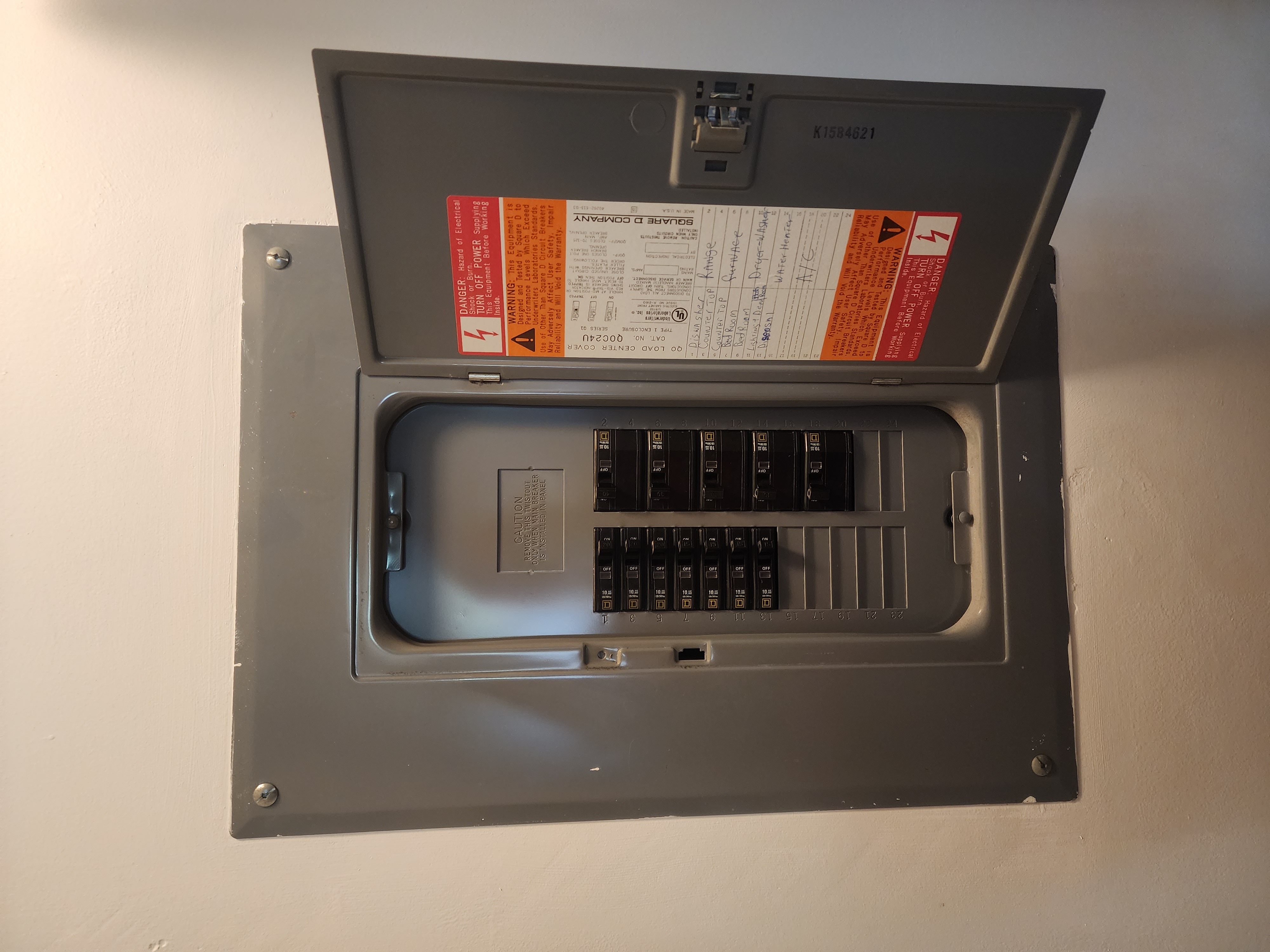 circuit breaker panel