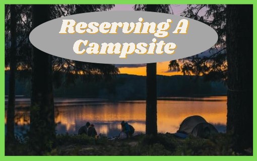booking a campsite