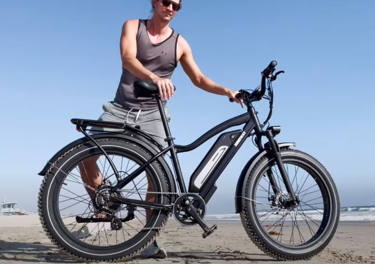 guy riding himiway ebike