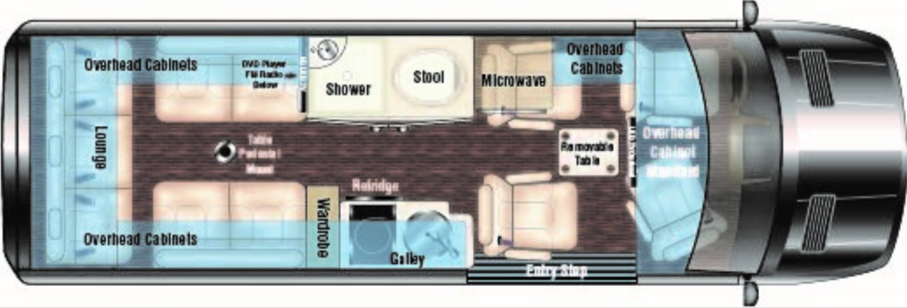 Midwest Automotive Designs Passage floor plan