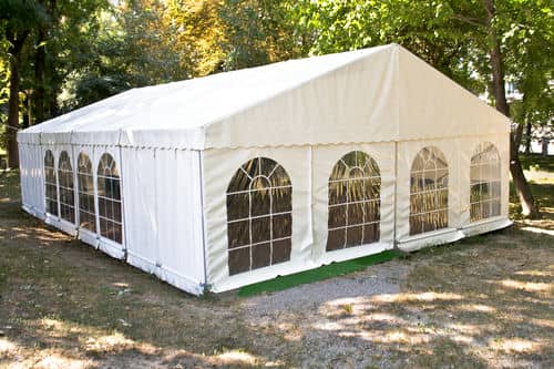 large glamping tent