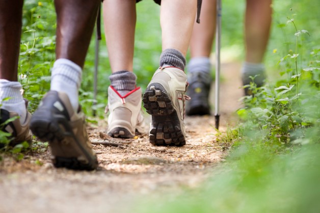 people wearing hiking shoes