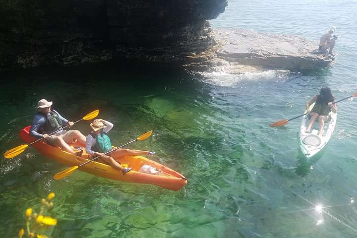 Lake in Cave Point Kayak Tour