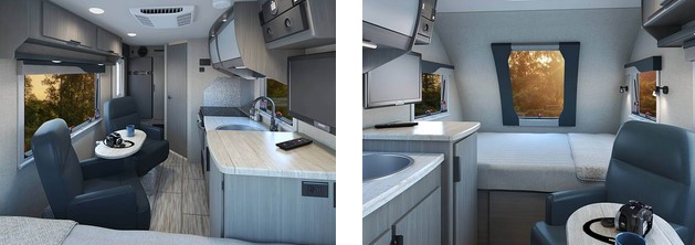 LANCE Travel Trailer interior