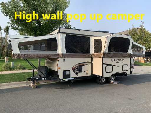 high wall pop up camper