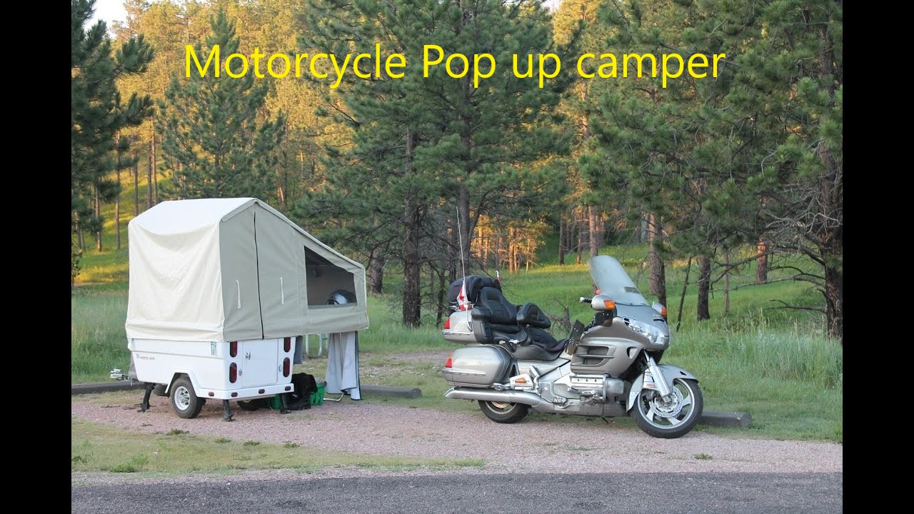 motorcycle pop up camper