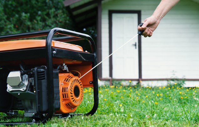 orange portable generator