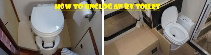 how to unclog an rv toilet