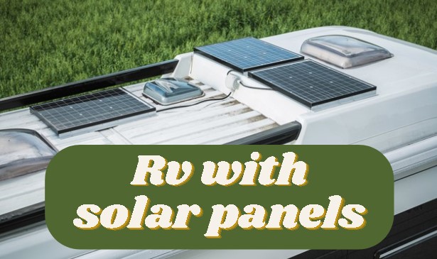 solar panels on an rv