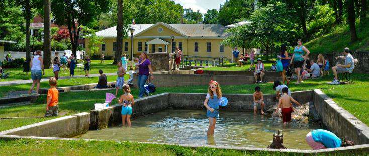 Berkeley Springs in west Virginia